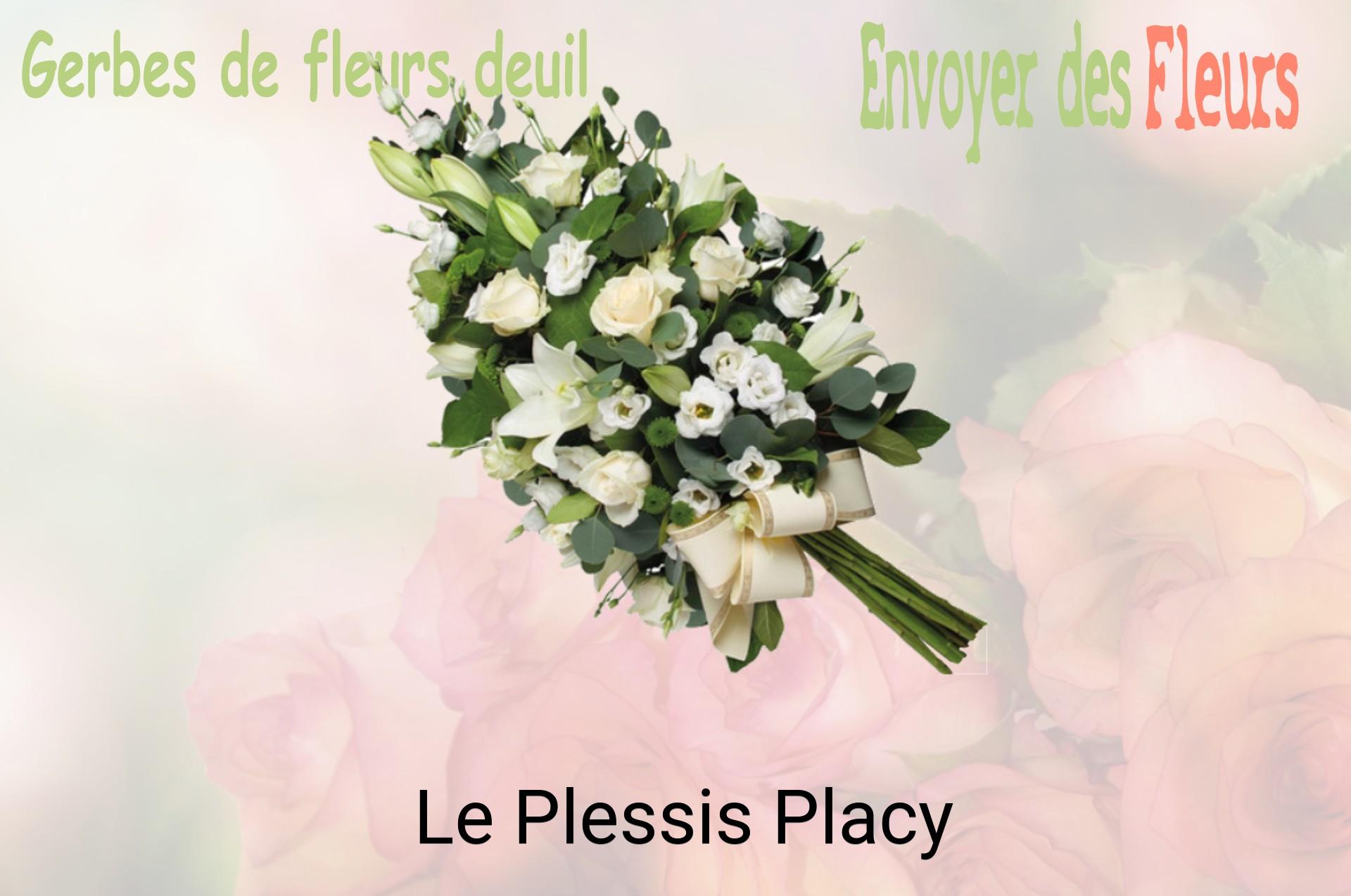 Gerbe de fleurs de deuil livrée à Le Plessis-Placy
